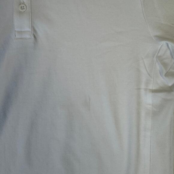 J.Crew Performance Polo Shirt Mens M White Pullover Coolmax Short Sleeve Stretch - Picture 5 of 8